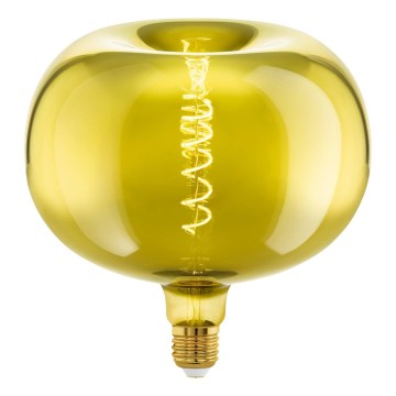 Ρυθμιζόμενη LED λάμπα VINTAGE E27/4W/230V 1900K χρυσή - Eglo 110099