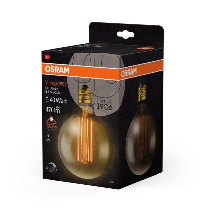 Ρυθμιζόμενη LED λάμπα VINTAGE FILAMENT E27/5,8W/230V 2200K - Osram