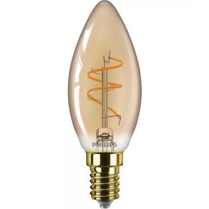 Ρυθμιζόμενη LED λάμπα VINTAGE Philips B35 E14/3,1W/230V 2200K CRI 90