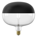 Ρυθμιζόμενη LED λάμπα με θόλο FILAMENT E27/6W/230V 1800K μαύρη CRI 90
