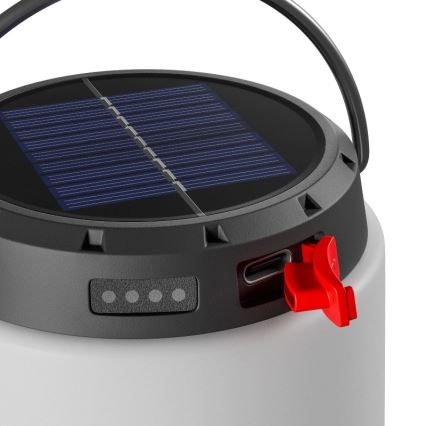 Ρυθμιζόμενη LED φορητή ηλιακή επαναφορτιζόμενη λάμπα LUMINA TUBO LED/5V 800 mAh