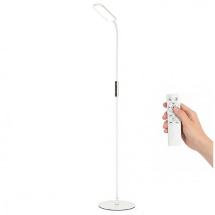 LED Ρυθμιζόμενη επιδαπέδια λάμπα TEILO LED/10W/230V 3000/4000/6500K λευκή + τηλεχειριστήριο