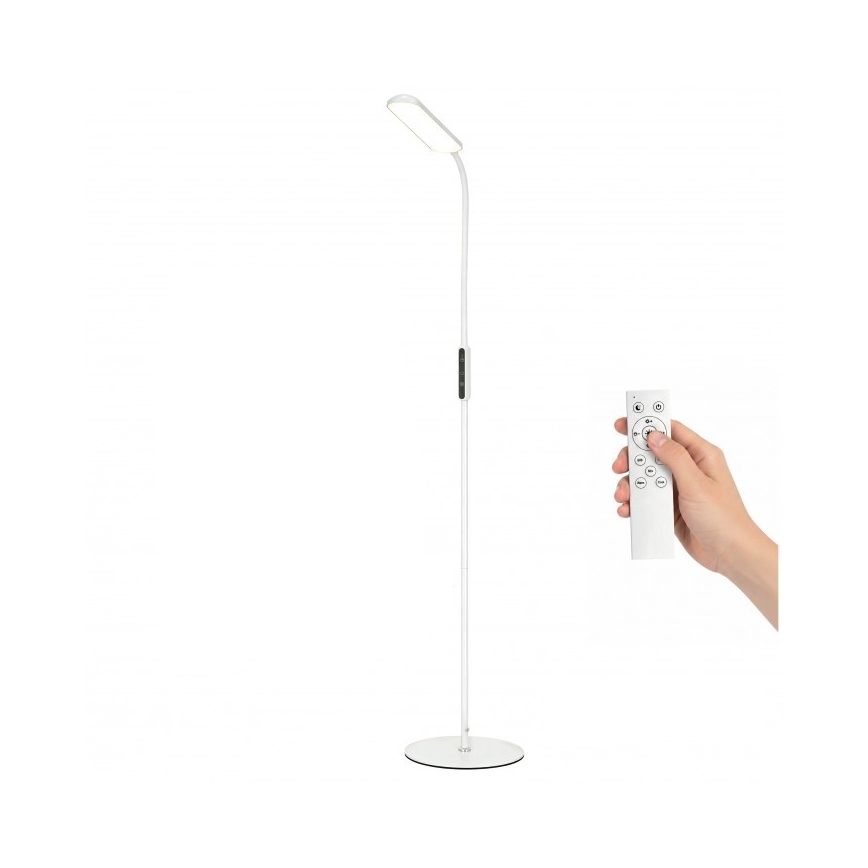 LED Ρυθμιζόμενη επιδαπέδια λάμπα TEILO LED/10W/230V 3000/4000/6500K λευκή + τηλεχειριστήριο