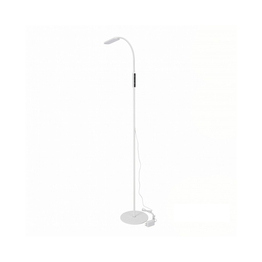 LED Ρυθμιζόμενη επιδαπέδια λάμπα TEILO LED/10W/230V 3000/4000/6500K λευκή + τηλεχειριστήριο