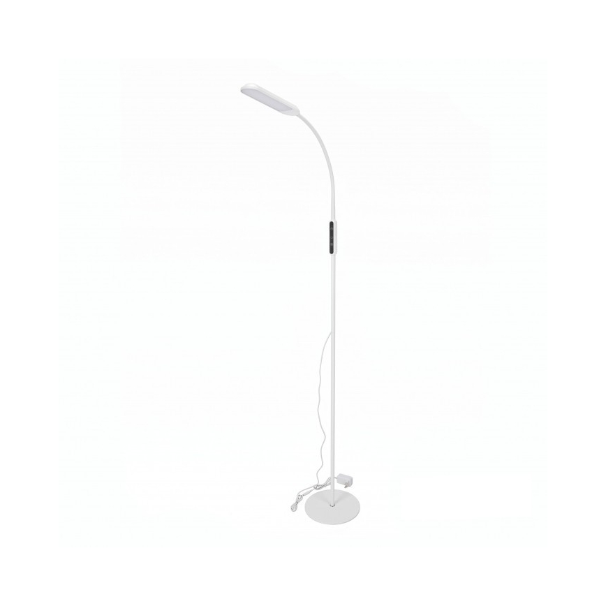 LED Ρυθμιζόμενη επιδαπέδια λάμπα TEILO LED/10W/230V 3000/4000/6500K λευκή + τηλεχειριστήριο