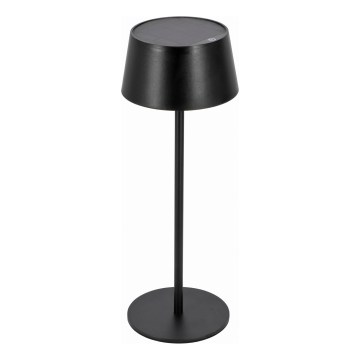 Ρυθμιζόμενη ηλιακή λάμπα αφής LED/3W/5V USB 1800 mAh IP44 μαύρη