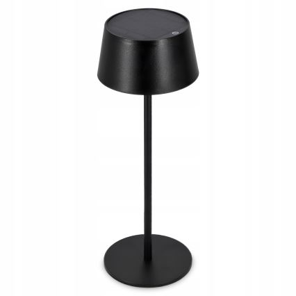 Ρυθμιζόμενη ηλιακή λάμπα αφής LED/3W/5V USB 1800 mAh IP44 μαύρη