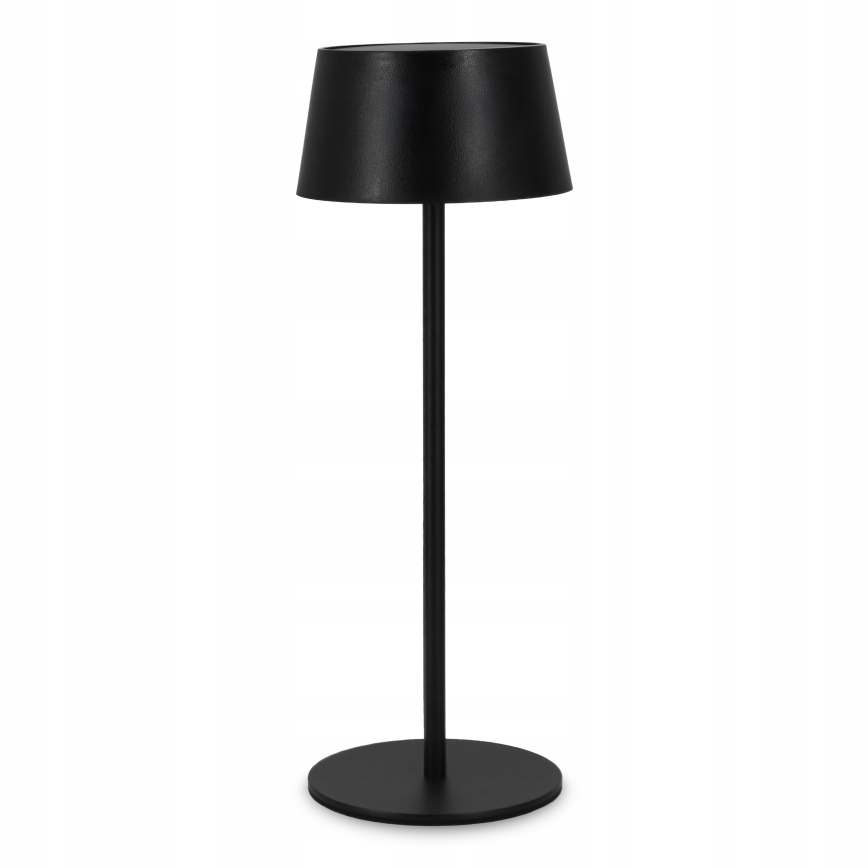 Ρυθμιζόμενη ηλιακή λάμπα αφής LED/3W/5V USB 1800 mAh IP44 μαύρη