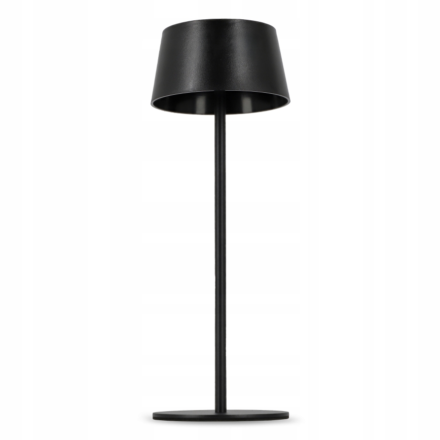 Ρυθμιζόμενη ηλιακή λάμπα αφής LED/3W/5V USB 1800 mAh IP44 μαύρη
