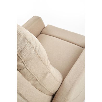 Πολυθρόνα ρυθμιζόμενη FELIPE σε μπεζ χρώμα