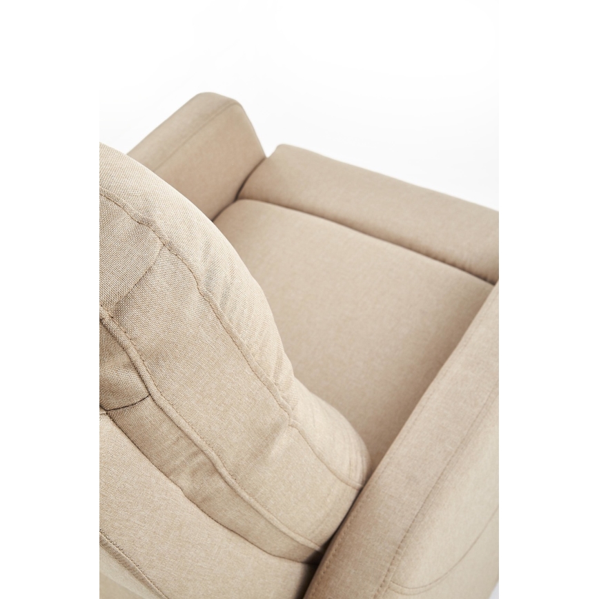 Πολυθρόνα ρυθμιζόμενη FELIPE σε μπεζ χρώμα