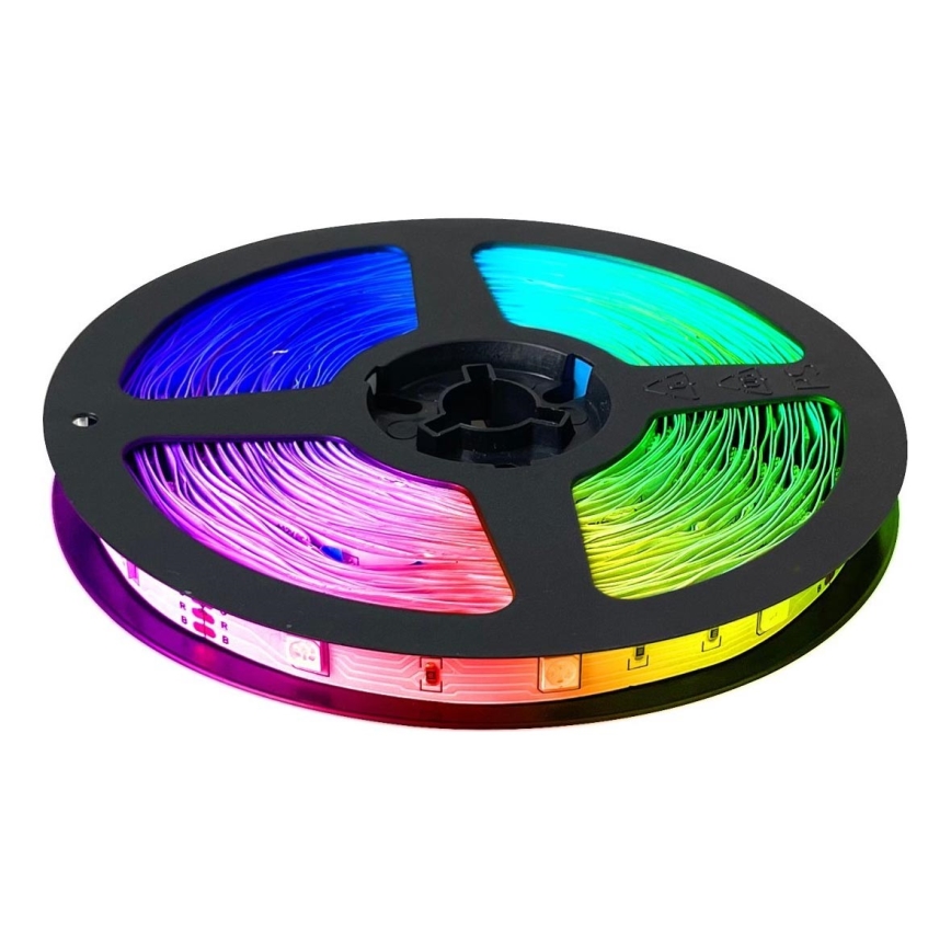 Ρυθμιζόμενη ταινία LED RGB, 25,2W/230V, 15 m, με τηλεχειριστήριο