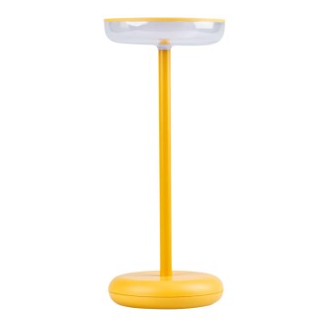 Ρυθμιζόμενη επαναφορτιζόμενη λάμπα LED FLUXY LED/1,7W/1800 mAh IP44 κίτρινη