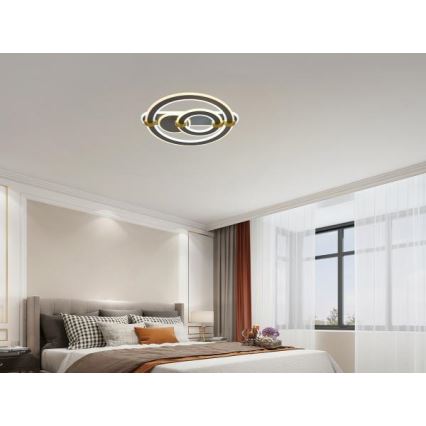 Ρυθμιζόμενο φωτιστικό οροφής LED/120W/230V 3000-6500K + τηλεχειριστήριο