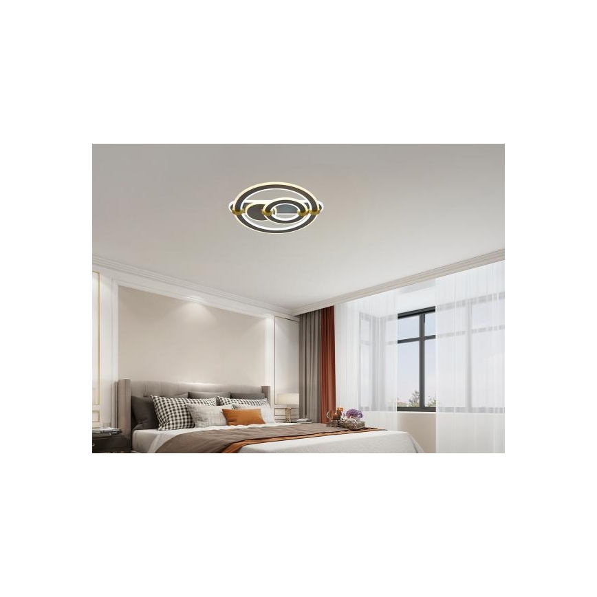 Ρυθμιζόμενο φωτιστικό οροφής LED/120W/230V 3000-6500K + τηλεχειριστήριο