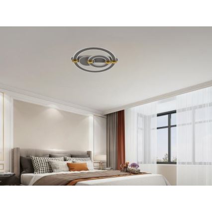 Ρυθμιζόμενο φωτιστικό οροφής LED/120W/230V 3000-6500K + τηλεχειριστήριο