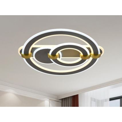 Ρυθμιζόμενο φωτιστικό οροφής LED/120W/230V 3000-6500K + τηλεχειριστήριο