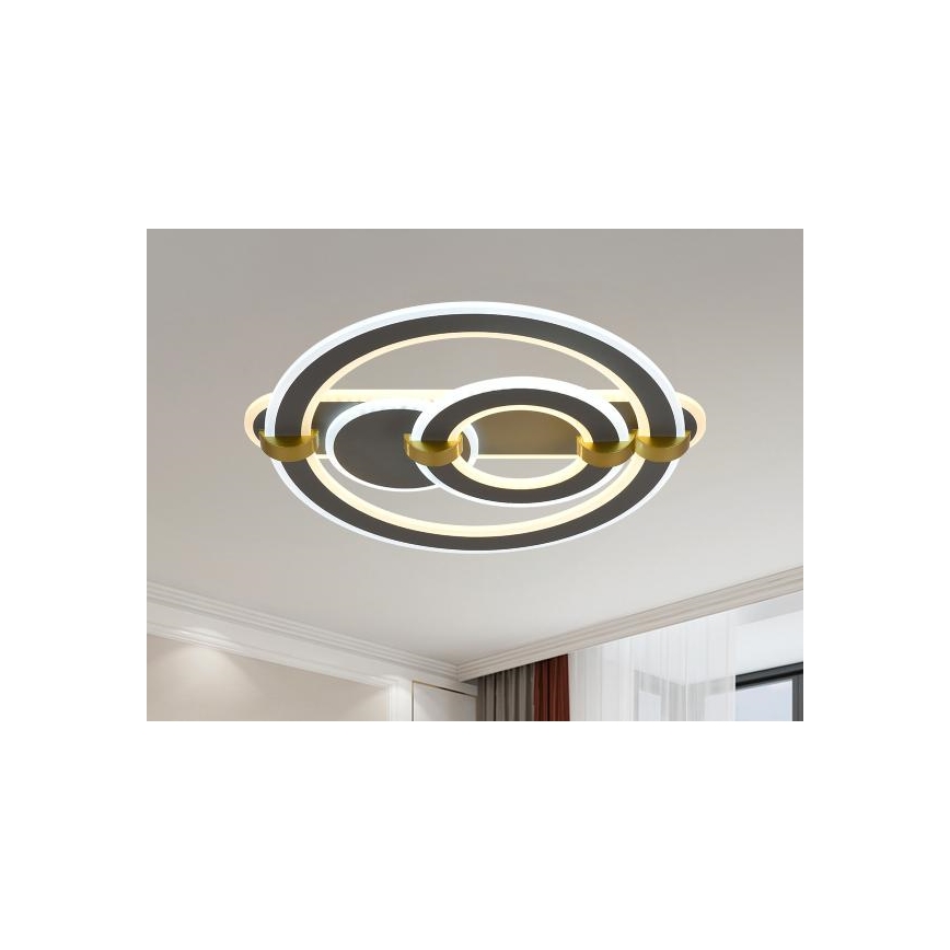 Ρυθμιζόμενο φωτιστικό οροφής LED/120W/230V 3000-6500K + τηλεχειριστήριο