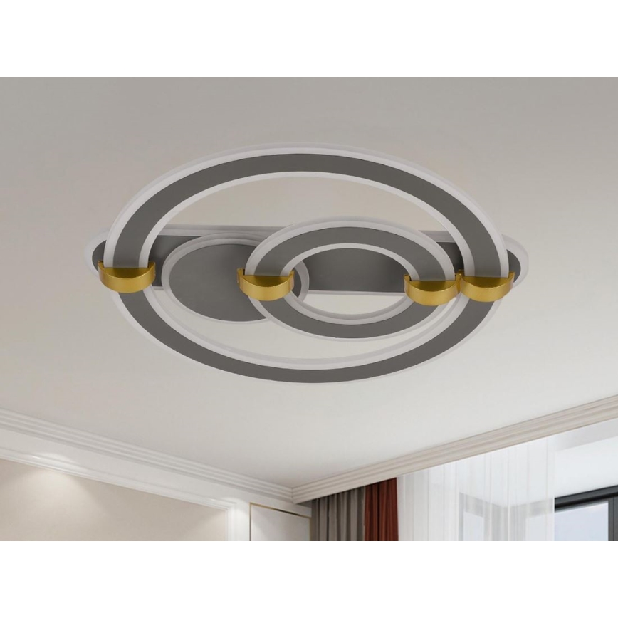 Ρυθμιζόμενο φωτιστικό οροφής LED/120W/230V 3000-6500K + τηλεχειριστήριο