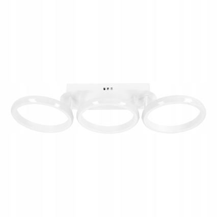 LED Ρυθμιζόμενο φωτιστικό οροφής LED/30W/230V 3000-6500K λευκό Wi-Fi Tuya + τηλεχειριστήριο