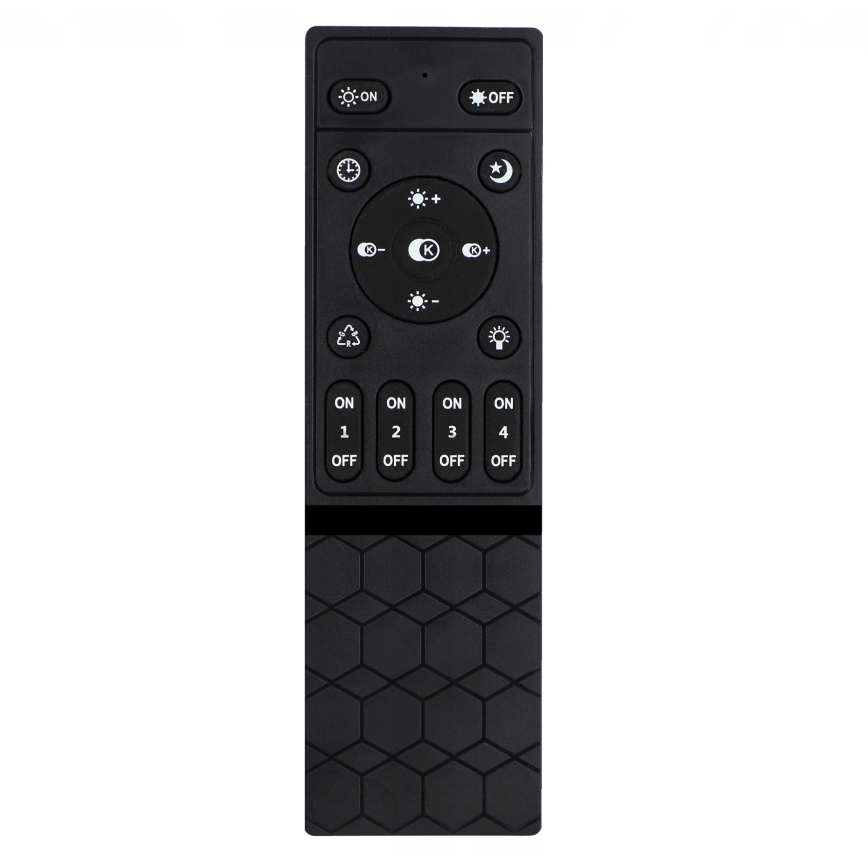 Ρυθμιζόμενο LED φωτιστικό οροφής 30W/230V 3000-6500K μαύρο Wi-Fi Tuya + τηλεχειριστήριο