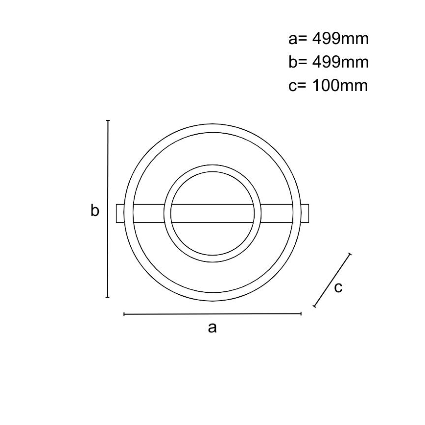 Ρυθμιζόμενο φωτιστικό οροφής LED 60W/230V 3000-6500K με τηλεχειριστήριο