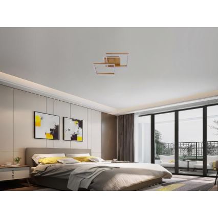 Ρυθμιζόμενο φωτιστικό οροφής LED/80W/230V 3000-6500K + τηλεχειριστήριο