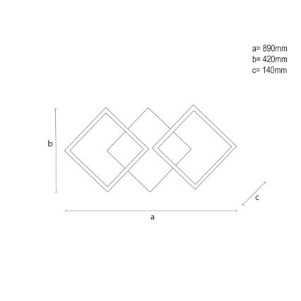 Ρυθμιζόμενο φωτιστικό οροφής LED/85W/230V 3000-6500K + τηλεχειριστήριο