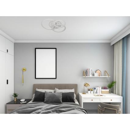 Ρυθμιζόμενο φωτιστικό οροφής LED 90W/230V 3000-6500K + τηλεχειριστήριο