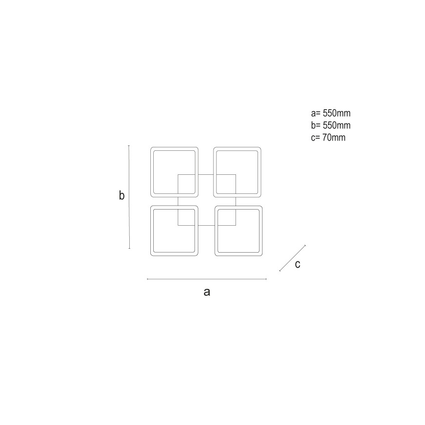 Ρυθμιζόμενο φωτιστικό οροφής LED/95W/230V 3000-6500K + τηλεχειριστήριο