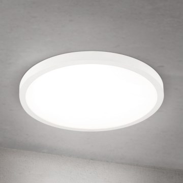 Ρυθμιζόμενο φωτιστικό οροφής LED DISC, 30W, 230V, 2700/3000/4000K, διάμ. 40 cm, λευκό