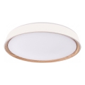 Ρυθμιζόμενο φωτιστικό οροφής LED ILVI LED/45W/230V 2700-6500K διάμ. 50 cm λευκό/μπεζ + τηλεχειριστήριο