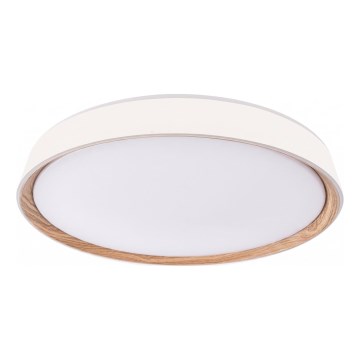 Ρυθμιζόμενο φωτιστικό οροφής LED ILVI LED/45W/230V 2700-6500K διάμ. 50 cm λευκό/μπεζ + τηλεχειριστήριο