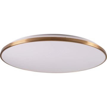 Ρυθμιζόμενο φωτιστικό οροφής LED KERN LED/100W/230V 3000/4000/6000K διάμ. 100 cm χρυσό + τηλεχειριστήριο