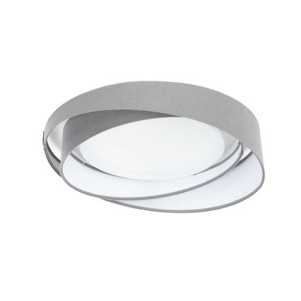 LED ρυθμιζόμενο φωτιστικό οροφής SMART GALAXY MODERN LED/24W/230V 3000-6500K Ø 55 cm γκρι/λευκό + τηλεχειριστήριο