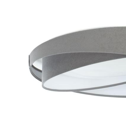 LED ρυθμιζόμενο φωτιστικό οροφής SMART GALAXY MODERN LED/24W/230V 3000-6500K Ø 55 cm γκρι/λευκό + τηλεχειριστήριο