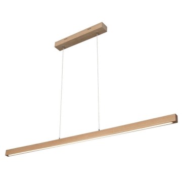 Ρυθμιζόμενο κρεμαστό φωτιστικό LED σε καλώδιο SMAL LED/18W/230V, φινίρισμα δρυός