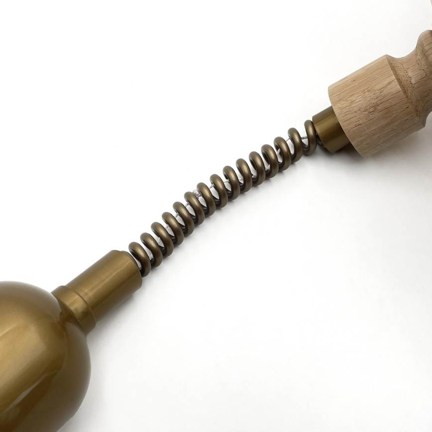 Ρυθμιζόμενο κρεμαστό φωτιστικό RAMONA 1xE27/60W/230V καφέ/λευκό/δρυς