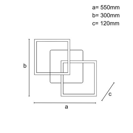 Ρυθμιζόμενο LED φωτιστικό οροφής 80W/230V 3000-6500K + τηλεχειριστήριο