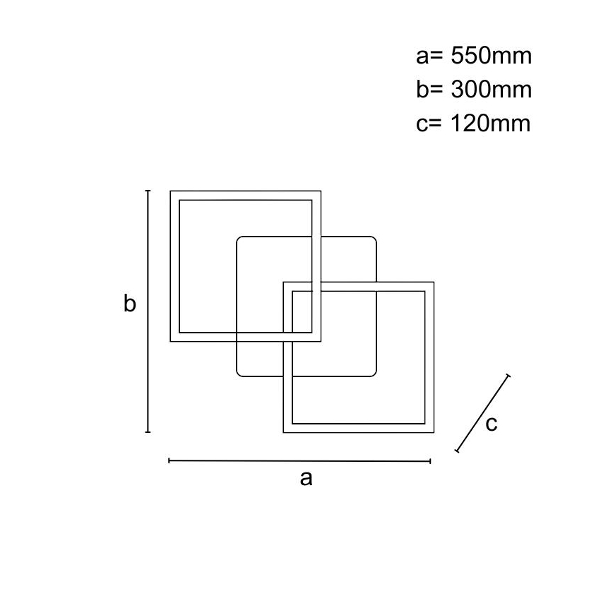 Ρυθμιζόμενο LED φωτιστικό οροφής 80W/230V 3000-6500K + τηλεχειριστήριο