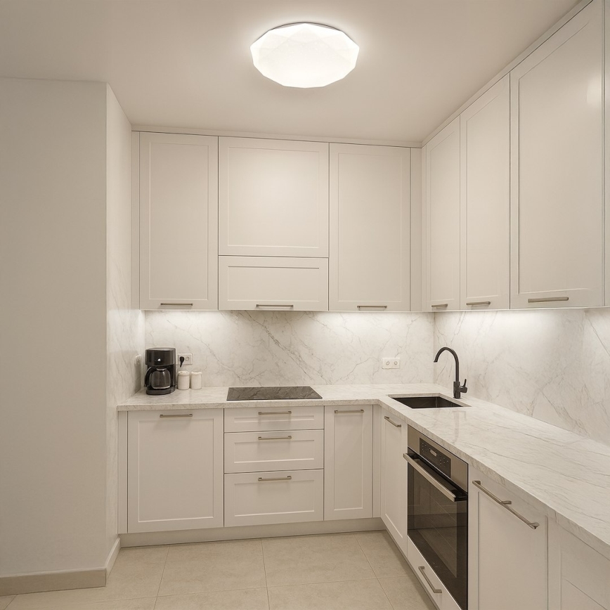 Ρυθμιζόμενο LED φωτιστικό οροφής HEX LED/72W/230V 3000-6000K Ø 50 cm λευκό + τηλεχειριστήριο