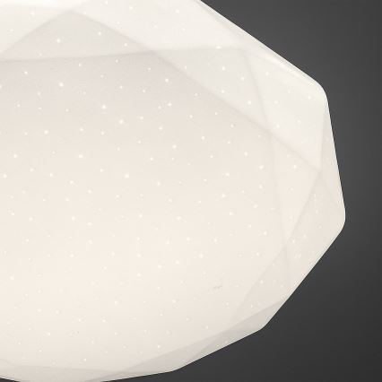 Ρυθμιζόμενο LED φωτιστικό οροφής HEX LED/72W/230V 3000-6000K Ø 50 cm λευκό + τηλεχειριστήριο