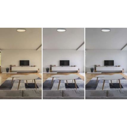 Ρυθμιζόμενο LED φωτιστικό οροφής ILVI LED/30W/230V 2700-6500K Ø 40 cm λευκό/μπεζ + τηλεχειριστήριο