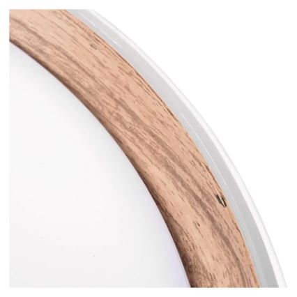 Ρυθμιζόμενο φωτιστικό οροφής LED ILVI LED/45W/230V 2700-6500K διάμ. 50 cm λευκό/μπεζ + τηλεχειριστήριο
