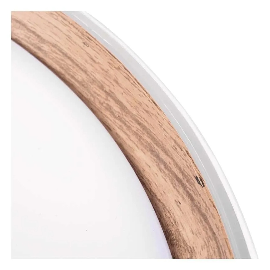 Ρυθμιζόμενο φωτιστικό οροφής LED ILVI LED/45W/230V 2700-6500K διάμ. 50 cm λευκό/μπεζ + τηλεχειριστήριο