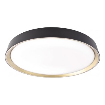 Ρυθμιζόμενο LED φωτιστικό οροφής ILVI LED/45W/230V 2700-6500K Ø 50 εκ. μαύρο/ορείχαλκο + τηλεχειριστήριο