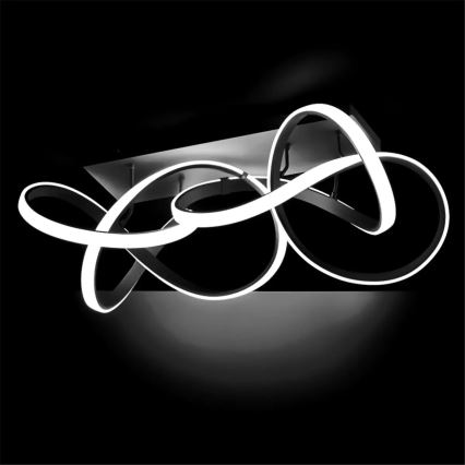 Ρυθμιζόμενο LED φωτιστικό οροφής INDIGO LED/64W/230V μαύρο