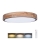 Ρυθμιζόμενο LED φωτιστικό οροφής IRON OAK, 48 W, 230 V, 3000–6500 K, σε απόχρωση δρυός, διάμ. 40 εκ. + τηλεχειριστήριο
