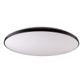 Ρυθμιζόμενο LED φωτιστικό οροφής KERN LED/100W/230V 3000/4000/6000K διάμ. 100 cm μαύρο + τηλεχειριστήριο