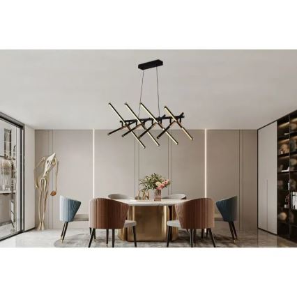 Ρυθμιζόμενο LED φωτιστικό οροφής με καλώδιο LED/100W/230V 3000-6500K + τηλεχειριστήριο